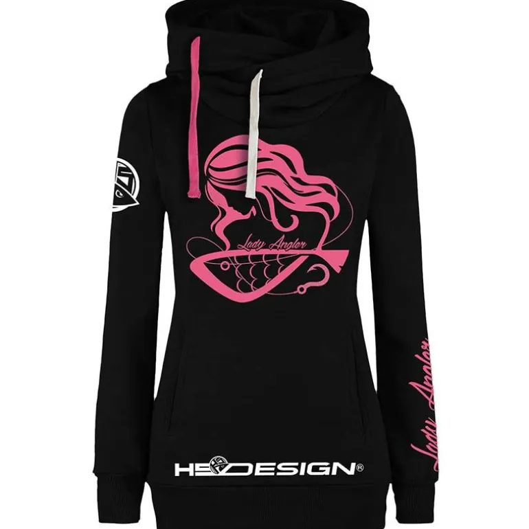 Sweat Femme Hot Spot Design Angler - Noir