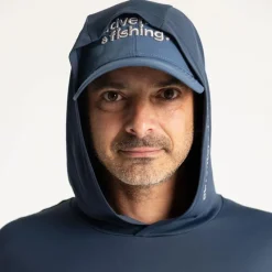 Adventer & Fishing Sweats & Polaires^Sweat Homme Golon Anti Uv À Capuche - Marine