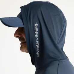 Adventer & Fishing Sweats & Polaires^Sweat Homme Golon Anti Uv À Capuche - Marine