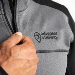 Sweat Homme Adventer & Fishing Trondheim - Titanium/Noir