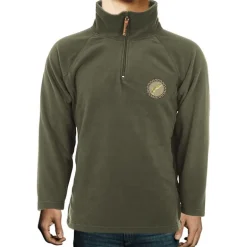 Sweat Homme Bartavel Oslo Truite Micropolaire - Kaki