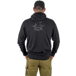 Sweat Homme Black Cat Black Hoody - Noir