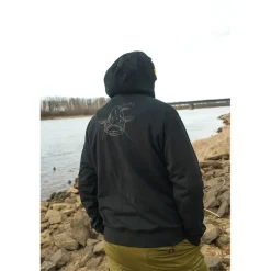 Sweat Homme Black Cat Black Hoody - Noir