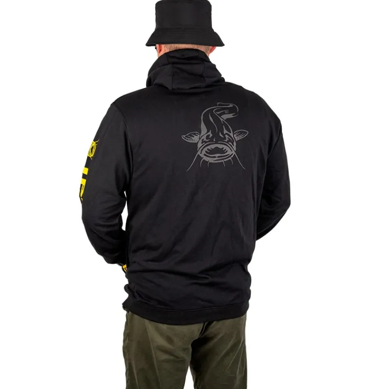 Black Cat Sweats & Polaires^Sweat Homme Black Zipped Hoody - Noir