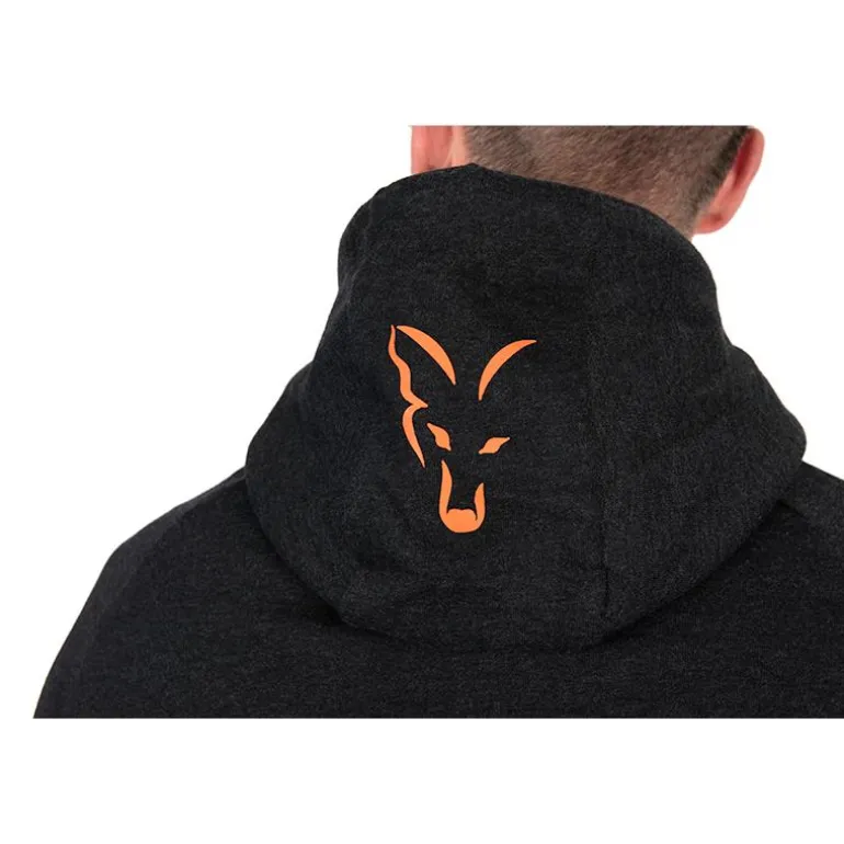 Sweat Homme Fox Collection Lw Hoody Black & Orange - Noir