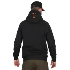 Sweat Homme Fox Collection Lw Hoody Black & Orange - Noir