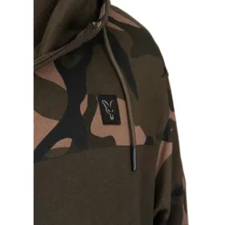 Sweat Homme Fox Lw Khaki/Camo Split Zip Hoody - Kaki/Camo