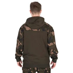 Sweat Homme Fox Lw Khaki/Camo Split Zip Hoody - Kaki/Camo