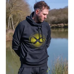 Sweat Homme Fox Matrix Large Fade Logo Hoody - Noir