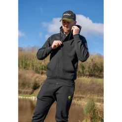 Sweat Homme Fox Matrix Stealth Zipped Hoody - Noir