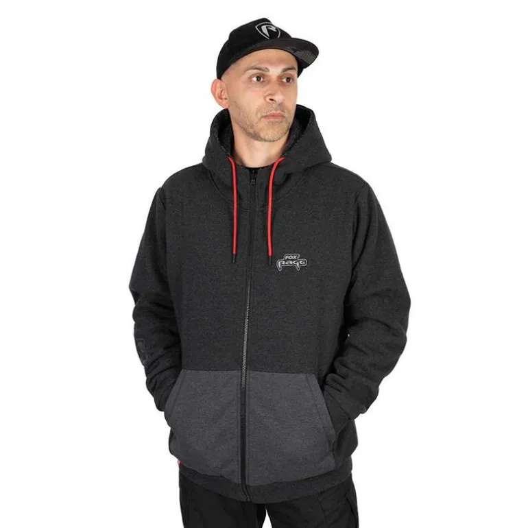 Sweat Homme Fox Rage Reversible Sherpa Hoody - Noir