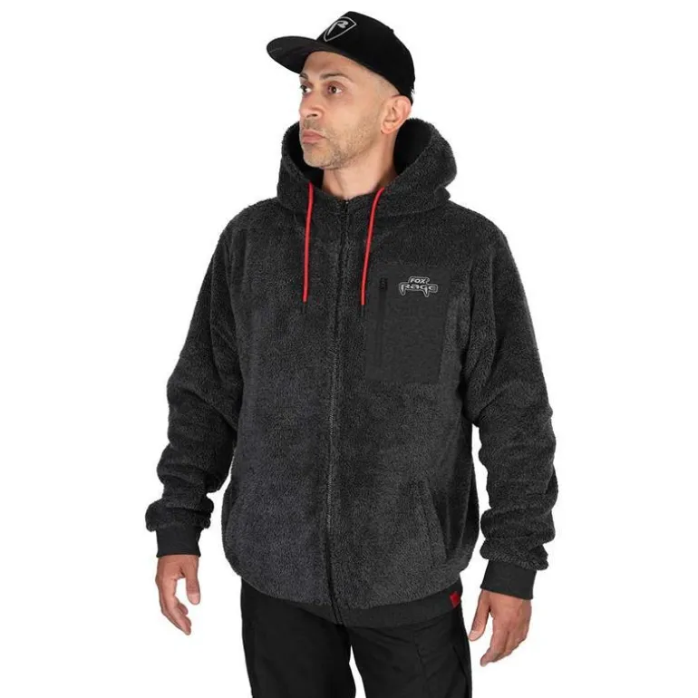 Sweat Homme Fox Rage Reversible Sherpa Hoody - Noir