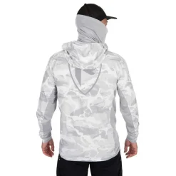 Sweat Homme Fox Rage Uv Hooded Light Camo Top - Gris
