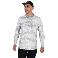 Sweat Homme Fox Rage Uv Hooded Light Camo Top - Gris