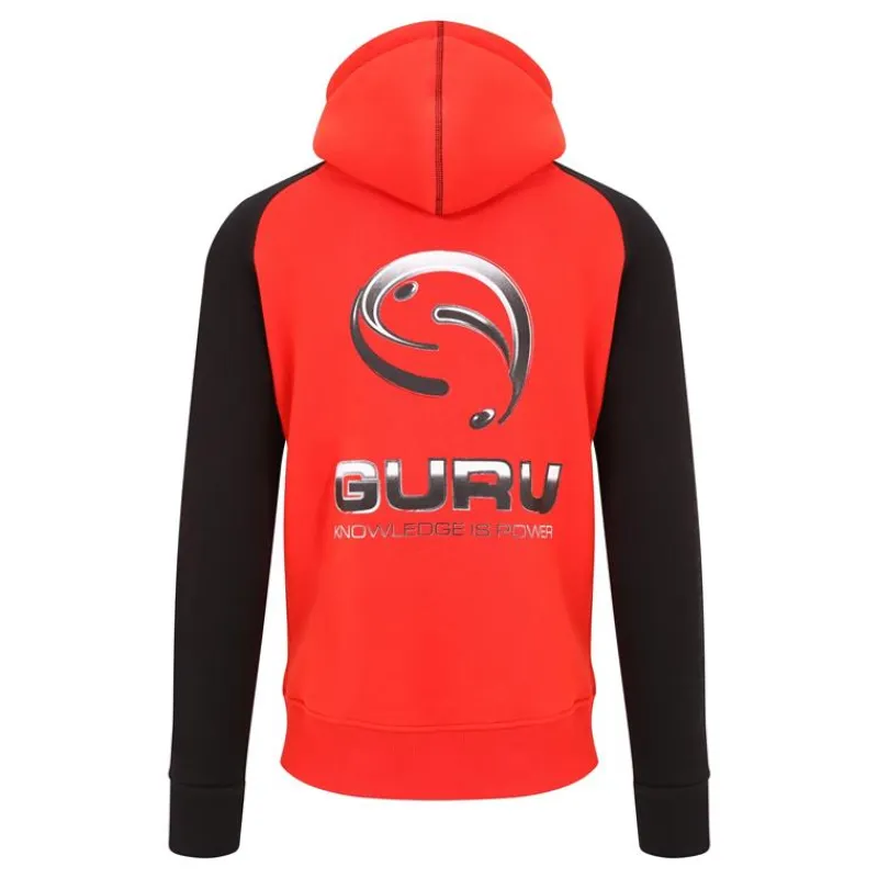 Guru Sweats & Polaires^Sweat Homme Hoodie - Rouge/Noir