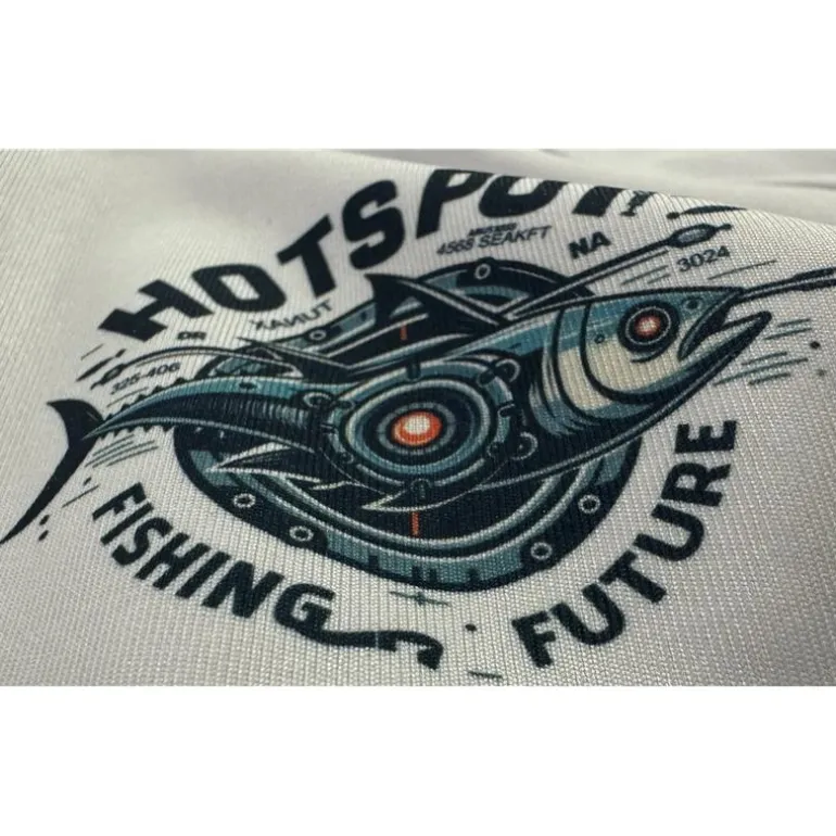 Sweat Homme Hot Spot Design Future Tuna - Blanc