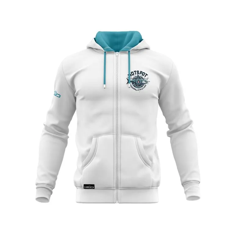 Sweat Homme Hot Spot Design Future Tuna - Blanc