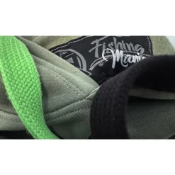 Hot Spot Design Sweats & Polaires^Sweat Homme Hoodie Carpfishing Mania - Vert