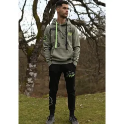 Hot Spot Design Sweats & Polaires^Sweat Homme Hoodie Carpfishing Mania - Vert