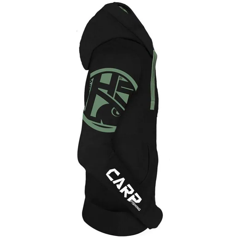 Sweat Homme Hot Spot Design Hoodie Carpfishing Eco 2.0 - Noir