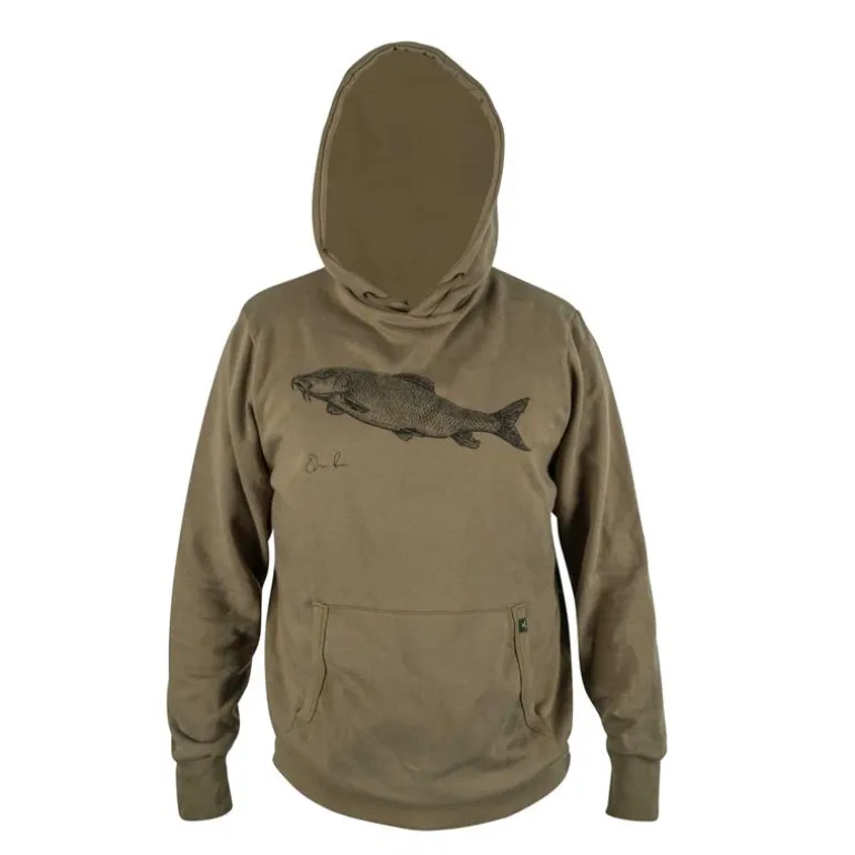 Sweat Homme Korum Classic Barbel Hoodie - Kaki