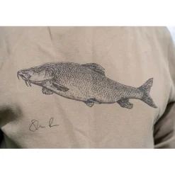 Sweat Homme Korum Classic Barbel Hoodie - Kaki
