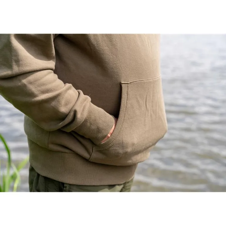 Sweat Homme Korum Classic Barbel Hoodie - Kaki
