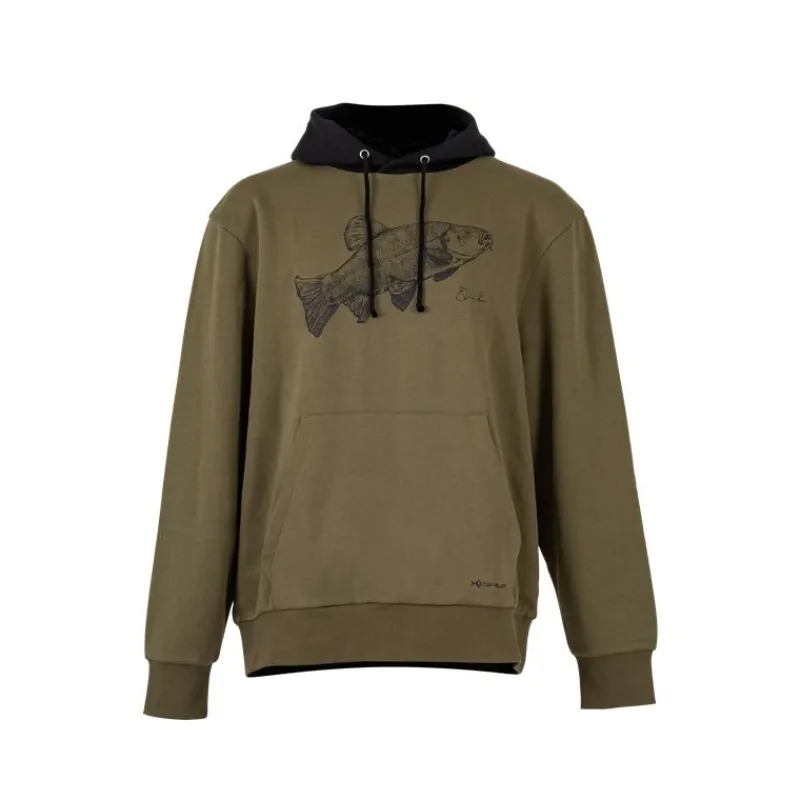Korum Sweats & Polaires^Sweat Homme Classic Tench Hoodie - Kaki