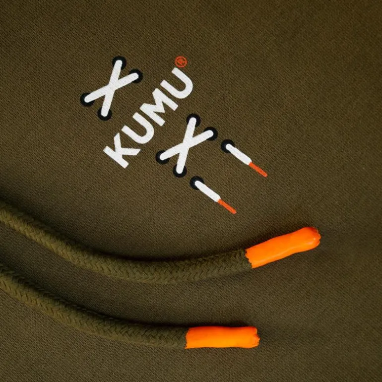 Sweat Homme Kumu Hoody True Leather - Kaki