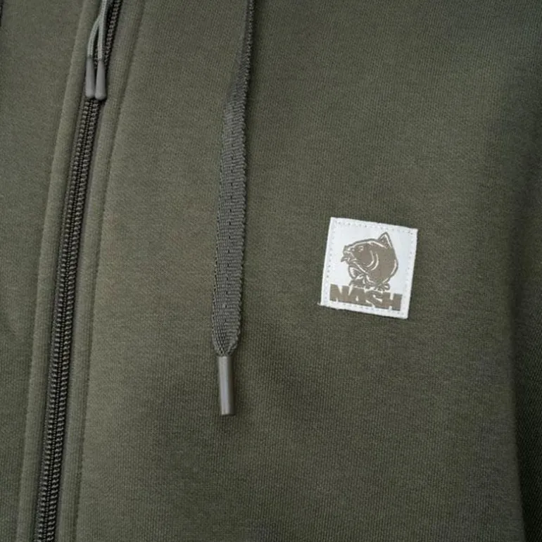 Sweat Homme Nash Make It Happen Badge Zipped - Vert