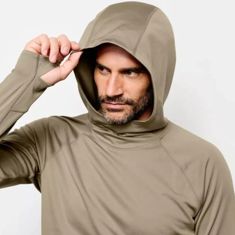 Orvis Sweats & Polaires^Sweat Homme Pro Sun Hoodie - Safari Green