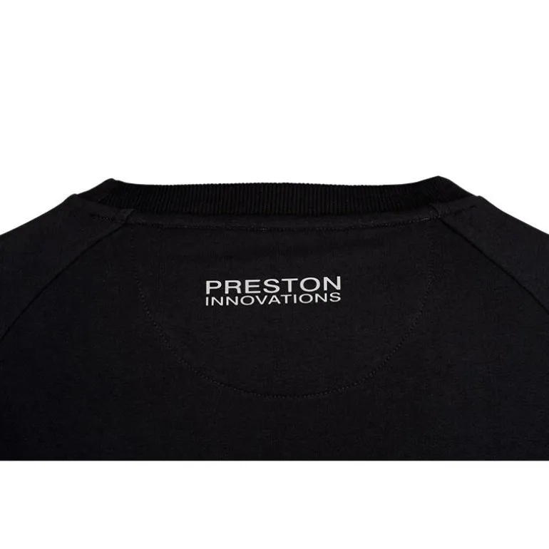 Sweat Homme Preston Innovations Black Minimal Sweatshirt - Noir