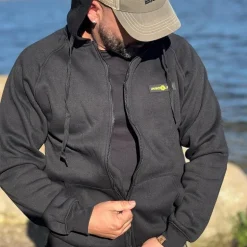 Sweat Homme Pro Elite Baits Zippé - Noir