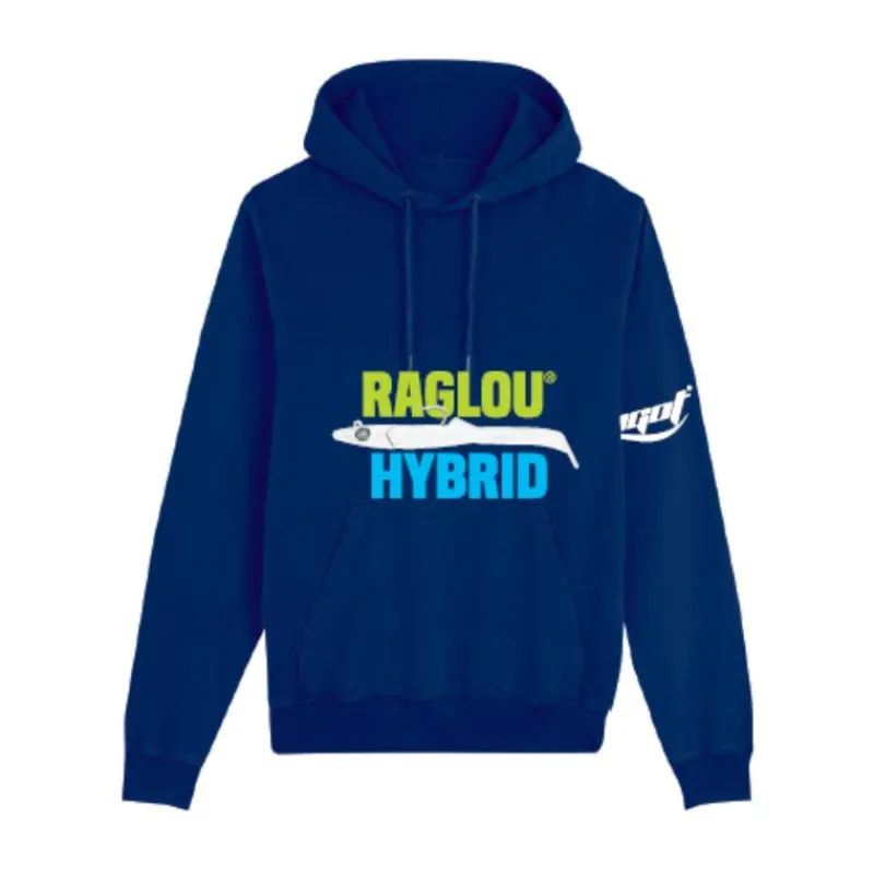 Ragot Sweats & Polaires^Sweat Homme Raglou Hybrid Hoodie - Bleu
