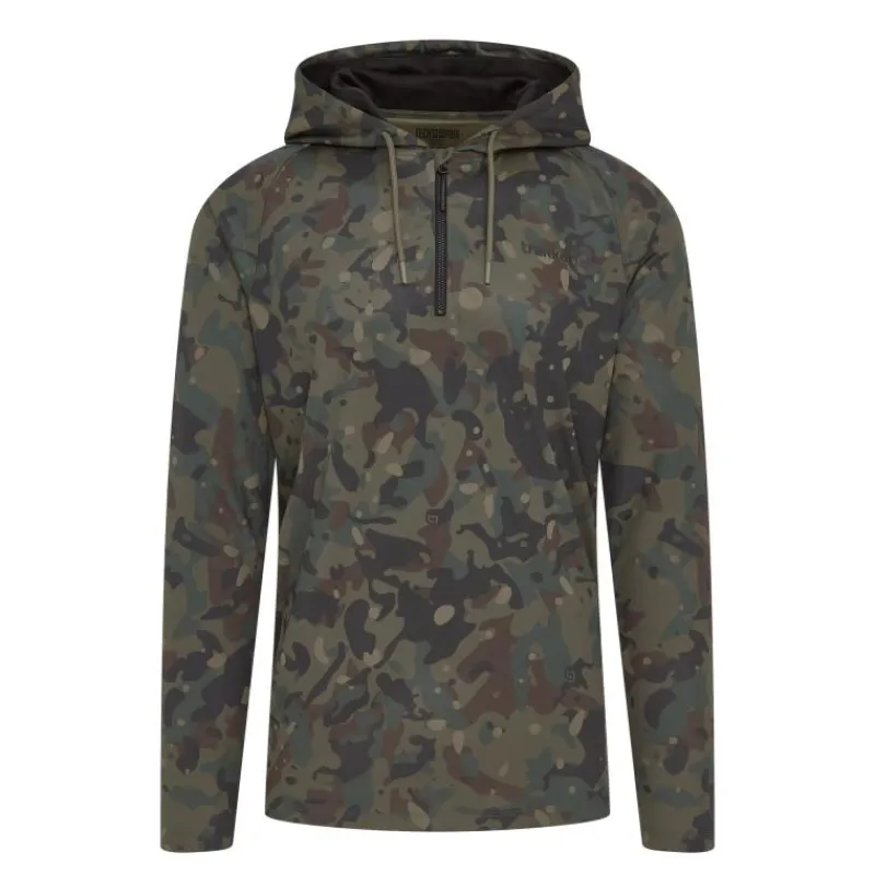 Trakker Anti-Uv^Sweat Homme Camo Uv Hooded Shirt - Camo