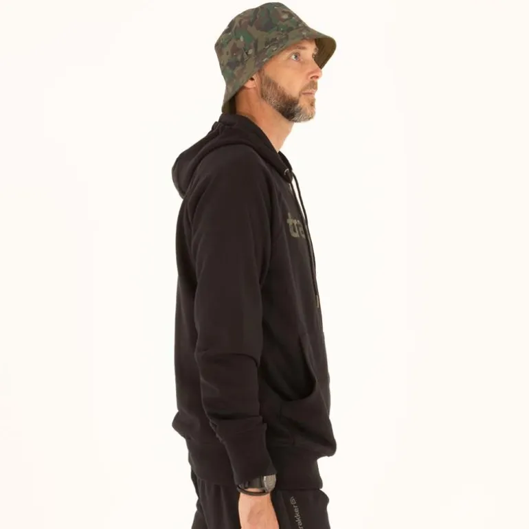Sweat Homme Trakker Cr Logo Hoody Black Camo - Noir