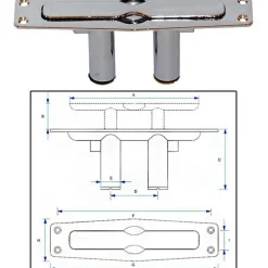 Taquet De Pont Plastimo Retractable
