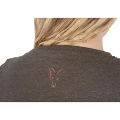 Tee Shirt Manches Courtes Femme Fox Wc V Neck T - Olive