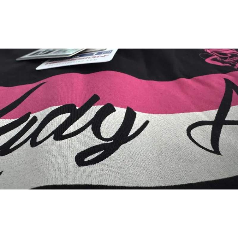 Hot Spot Design T-Shirts, Polos & Chemises^Tee Shirt Manches Courtes Femme Lady Angler 2.0 - Noir