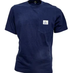 Illex T-Shirts, Polos & Chemises^Tee Shirt Manches Courtes Homme Hard Work - Bleu Navy