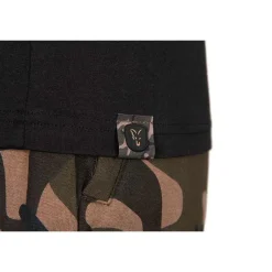 Fox T-Shirts, Polos & Chemises^Tee Shirt Manches Courtes Homme Black/Camo Logo T-Shirt - Noir