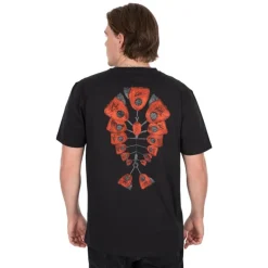 Tee Shirt Manches Courtes Homme Fox Orange Indicator T - Noir