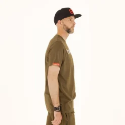 Tee Shirt Manches Courtes Homme Trakker Cr Logo T-Shirt - Kaki