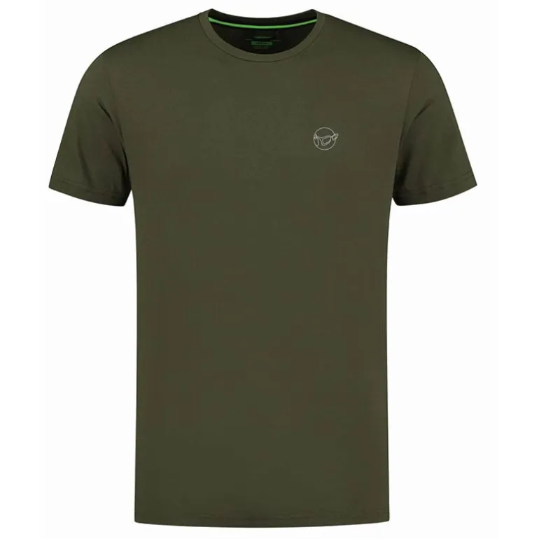 Tee Shirt Manches Courtes Homme Korda One Liner Tee - Olive