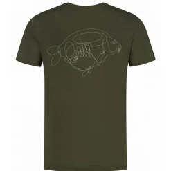 Tee Shirt Manches Courtes Homme Korda One Liner Tee - Olive