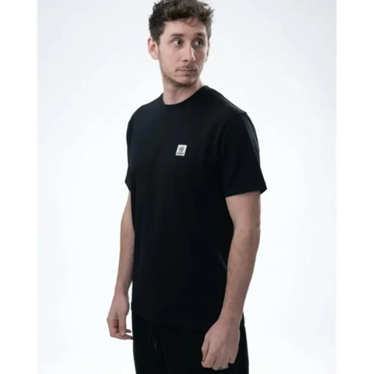 Tee Shirt Manches Courtes Homme Nash Make It Happen Badge - Noir