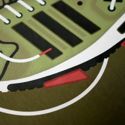 Tee Shirt Manches Courtes Homme Kumu Earn Your Stripes - Kaki
