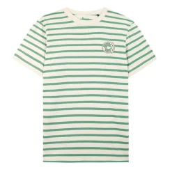 Sensas T-Shirts, Polos & Chemises^Tee Shirt Manches Courtes Homme Faguo Lugny - Ecru/Vert