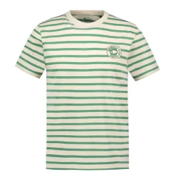 Sensas T-Shirts, Polos & Chemises^Tee Shirt Manches Courtes Homme Faguo Lugny - Ecru/Vert