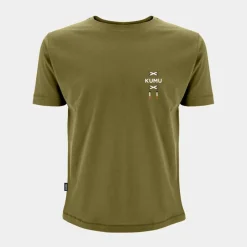 Kumu T-Shirts, Polos & Chemises^Tee Shirt Manches Courtes Homme True Leather - Kaki